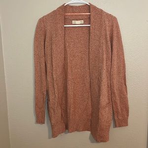 STARING AT STARS Urban Outfitters Peach Orange Cardigan Sweater W/ Pockets